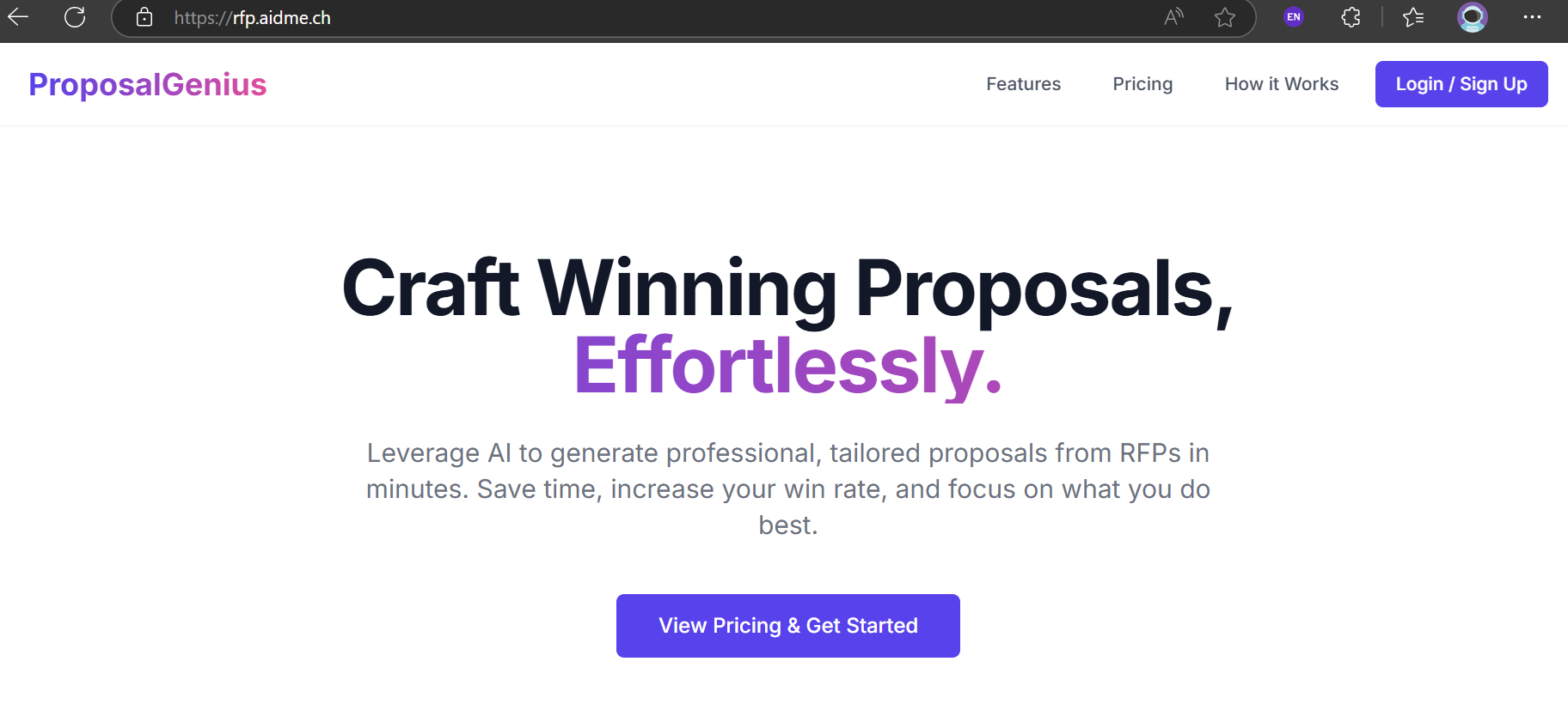 ProposalGenius by Aidme.ch  gallery image