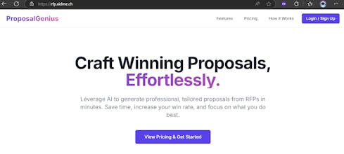 ProposalGenius by Aidme.ch gallery image