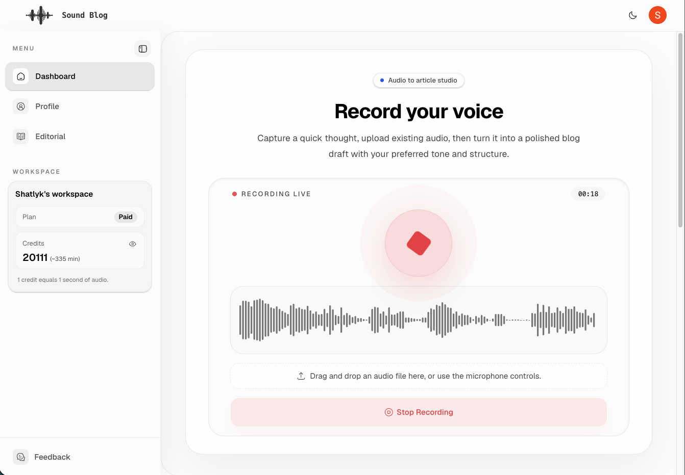 Sound Blog gallery image