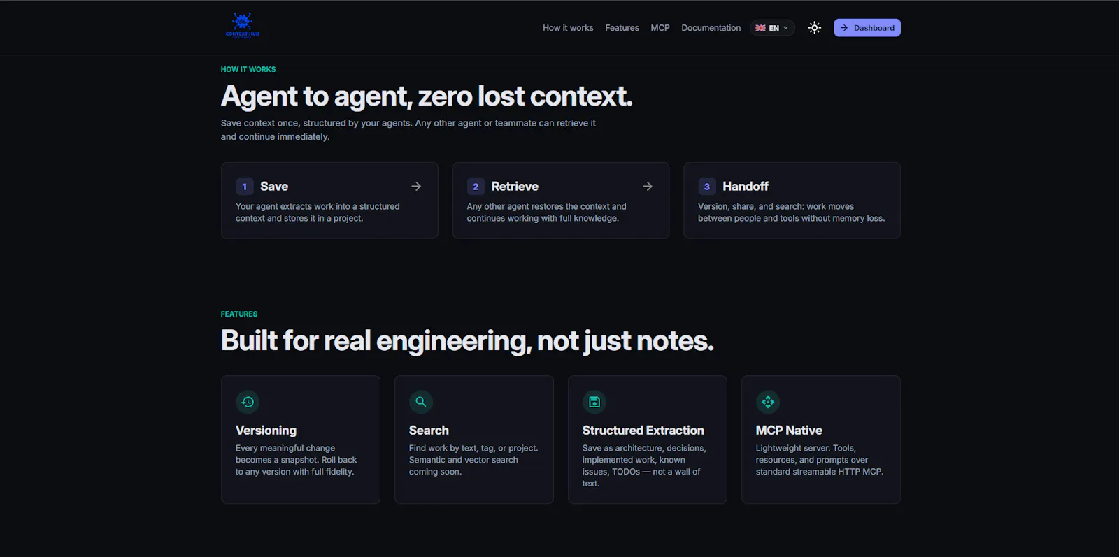 Context Hub screenshot 2