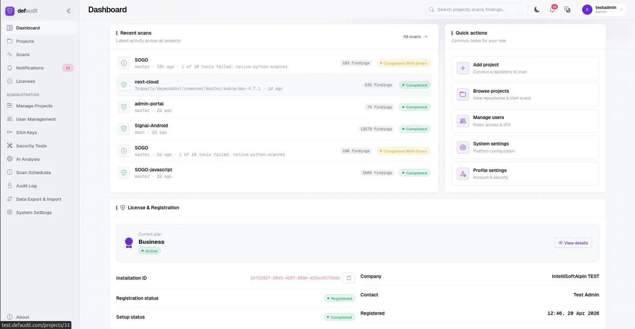 DefAudit gallery image