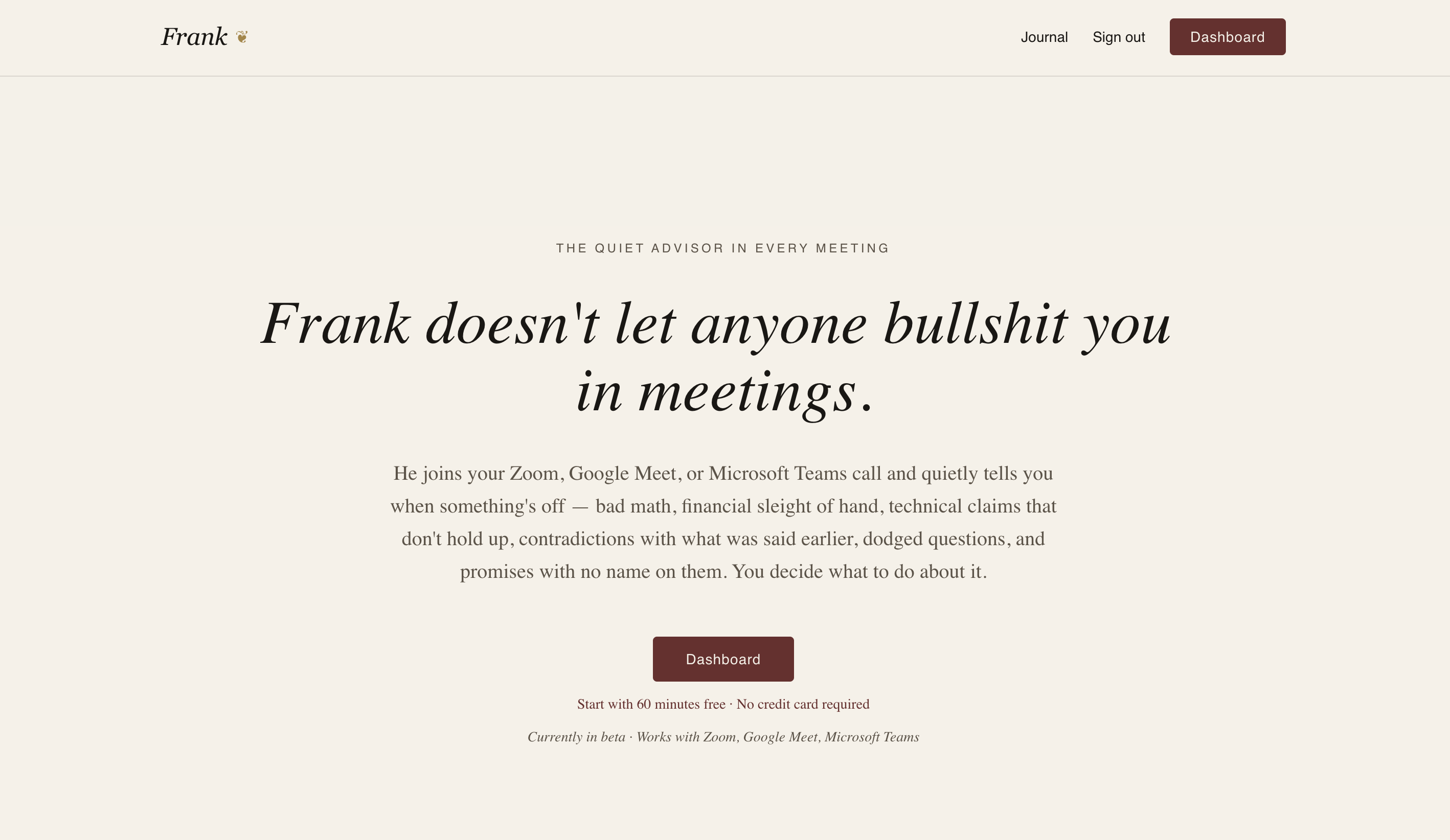 Frank gallery image