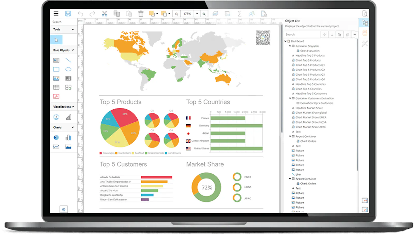 Reporting component List & Label 32 screenshot 3