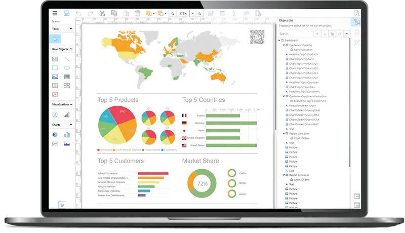 Reporting component List & Label 32 screenshot 3