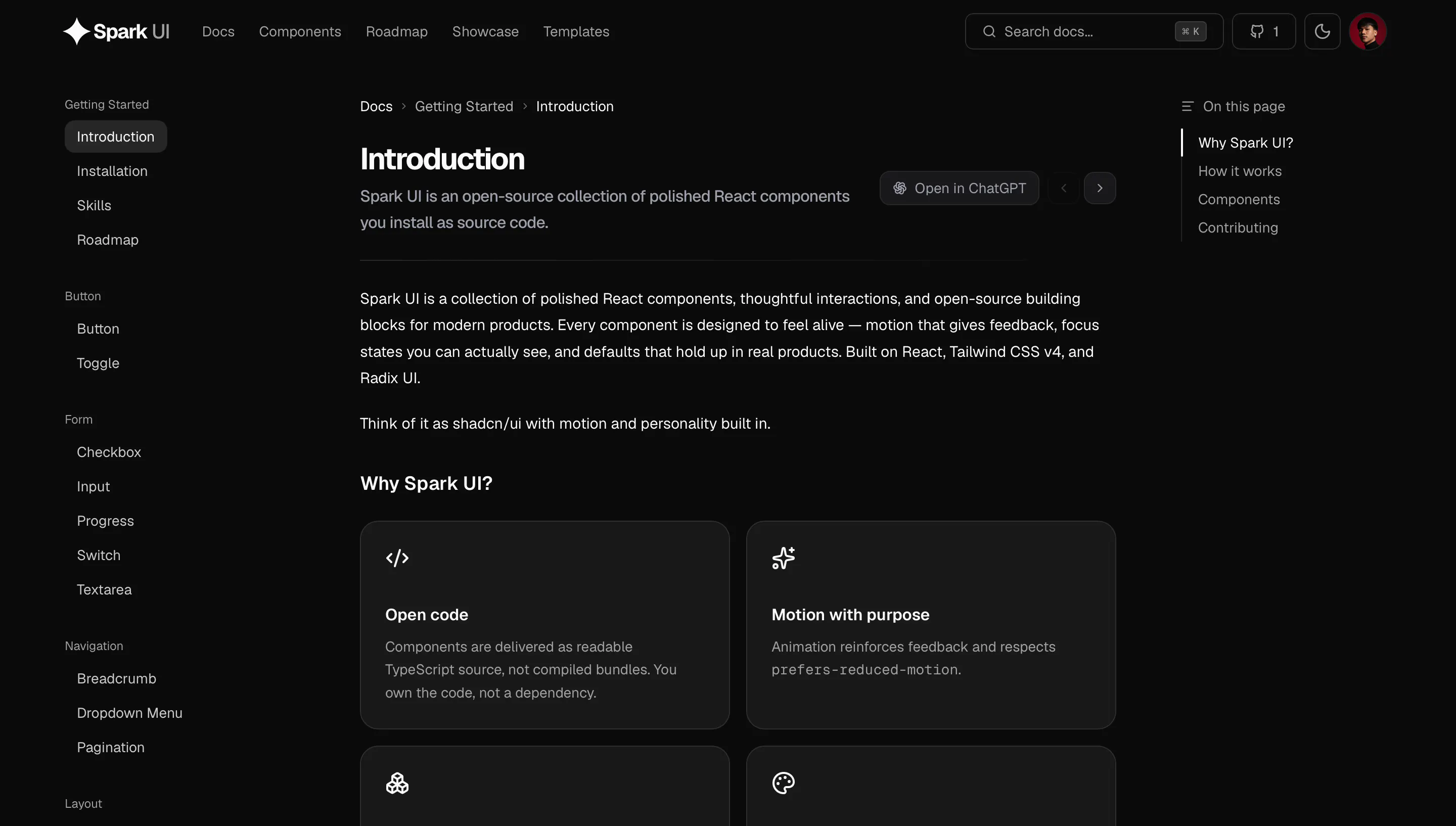 Spark UI gallery image