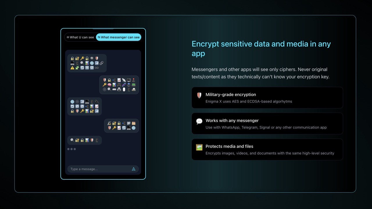 Enigma x - Nueva capa de privacidad personal media 4