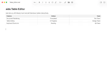 aida — Native Markdown Editor for macOS gallery image