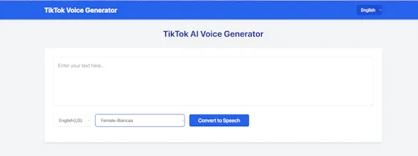 TikTok Voice Generator gallery image