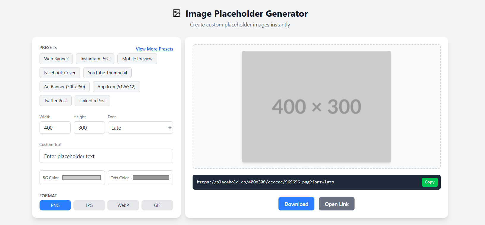 Image Placeholder logo