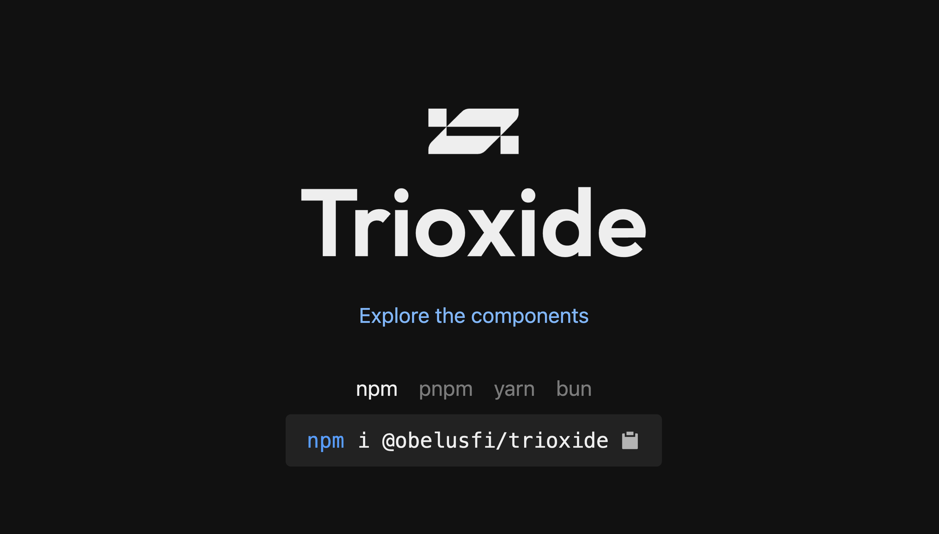Trioxide gallery image