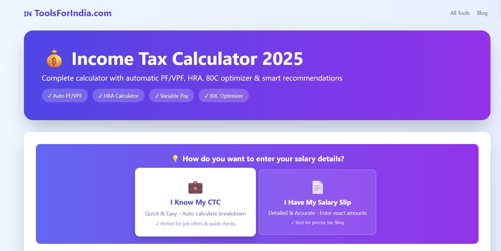 ToolsForIndia - Screenshot 3 showing product features and functionality