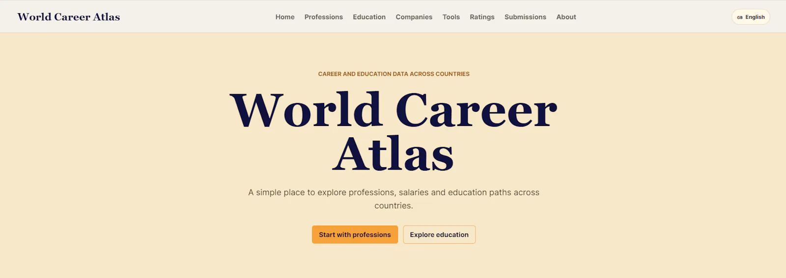 World Career Atlas screenshot 1