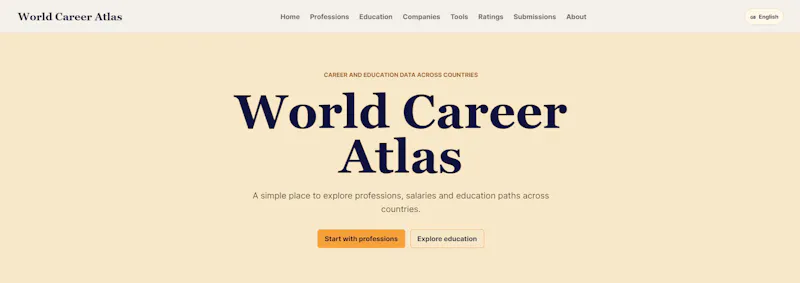 World Career Atlas screenshot 1