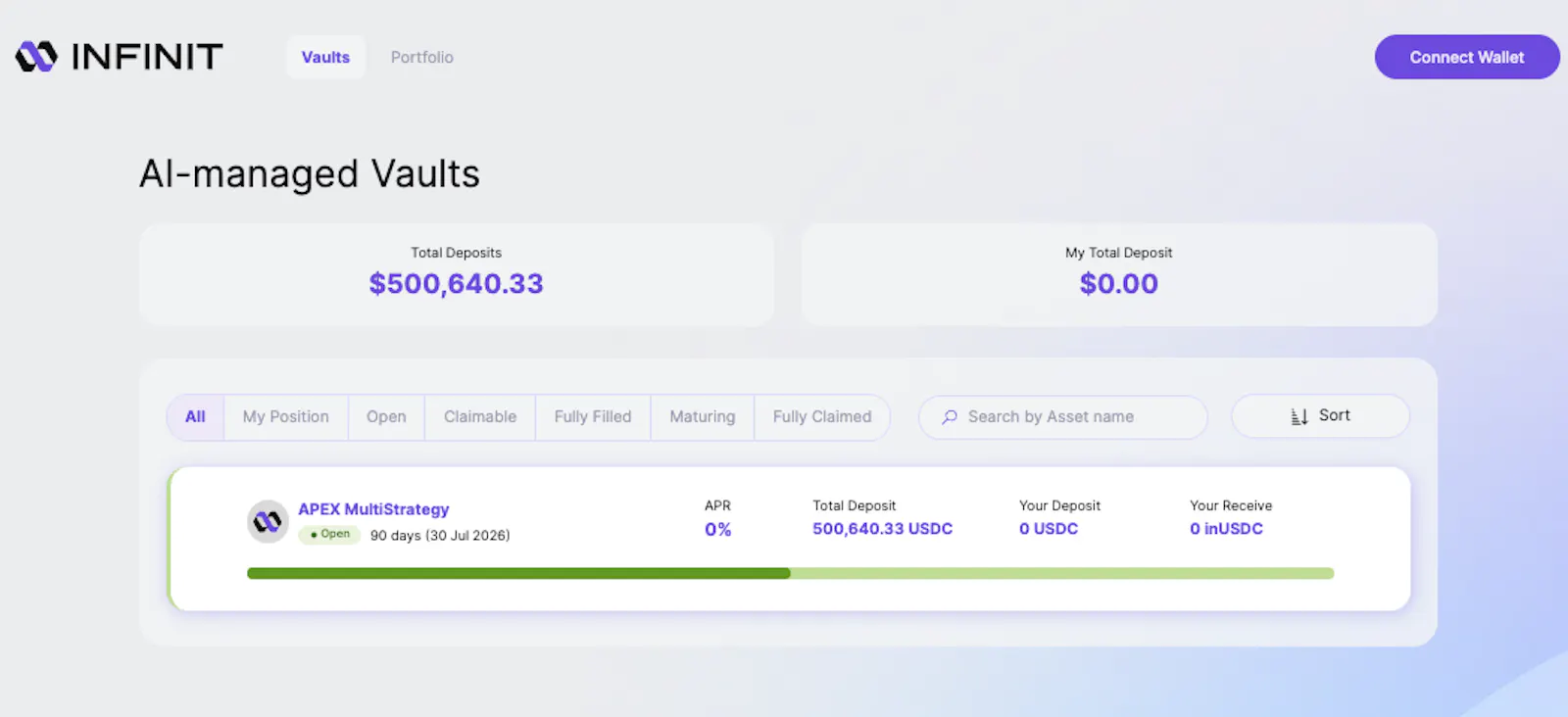 AI-Managed Trading Vault Marketplace screenshot 3