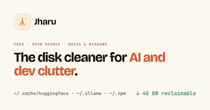 Jharu -A disk cleaner that can think. gallery image