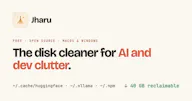 Jharu -A disk cleaner that can think.