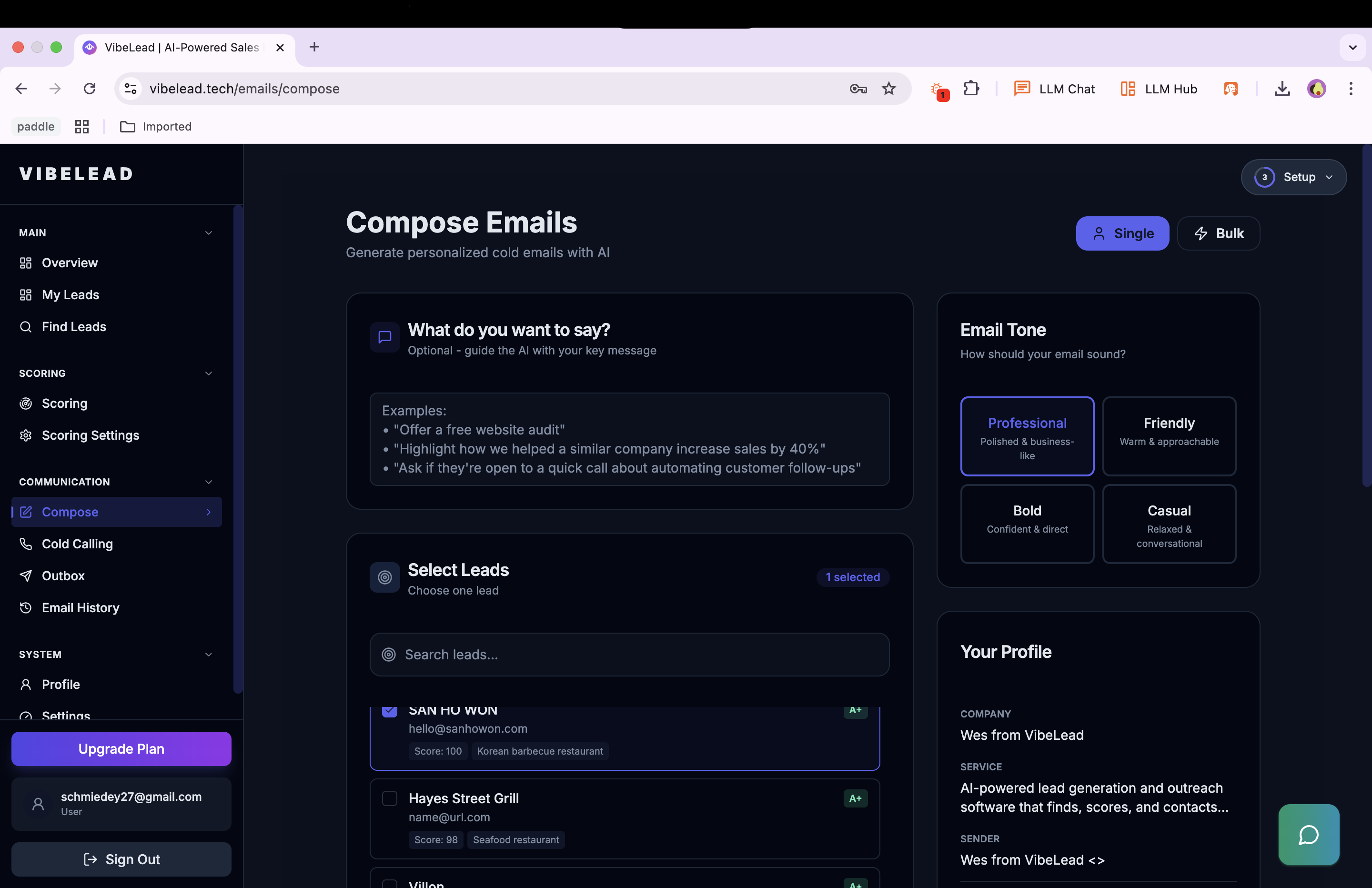 VibeLead gallery image