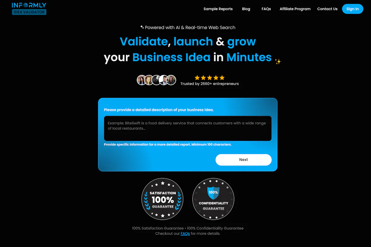 Informly Idea Valiator