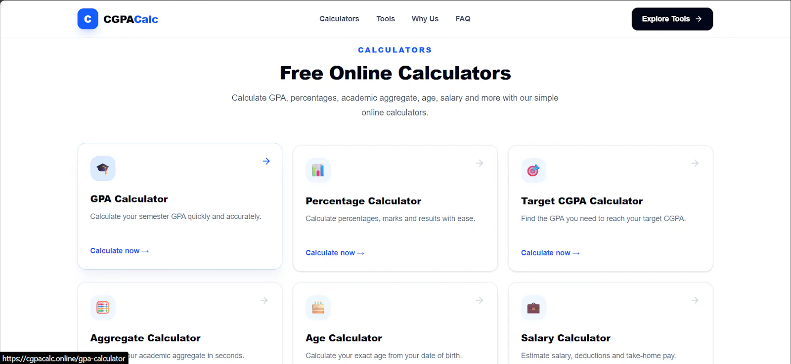 CGPACalc Online screenshot 2
