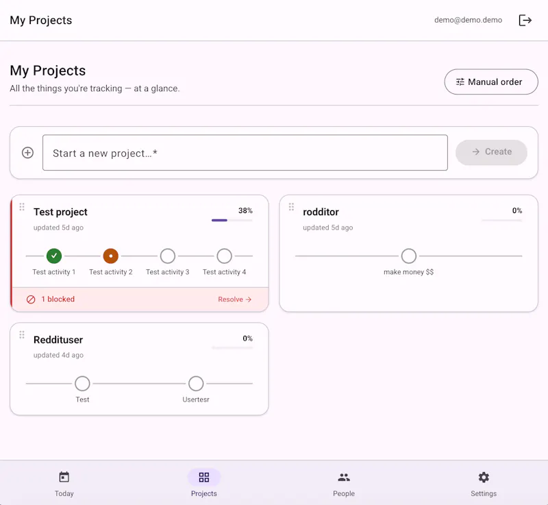 trackr screenshot 2