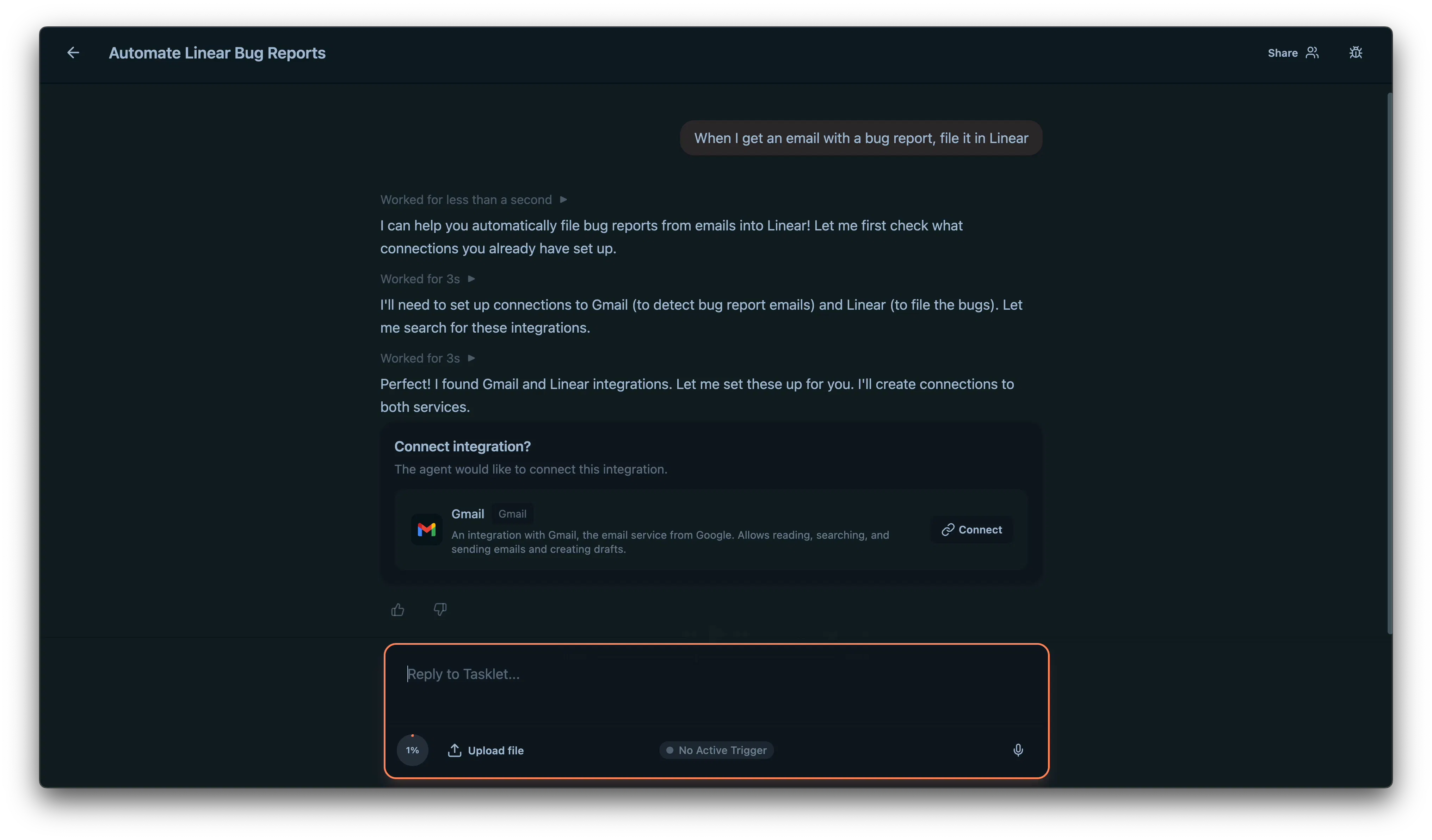 Tasklet: Automate your business with AI agents | Product Hunt