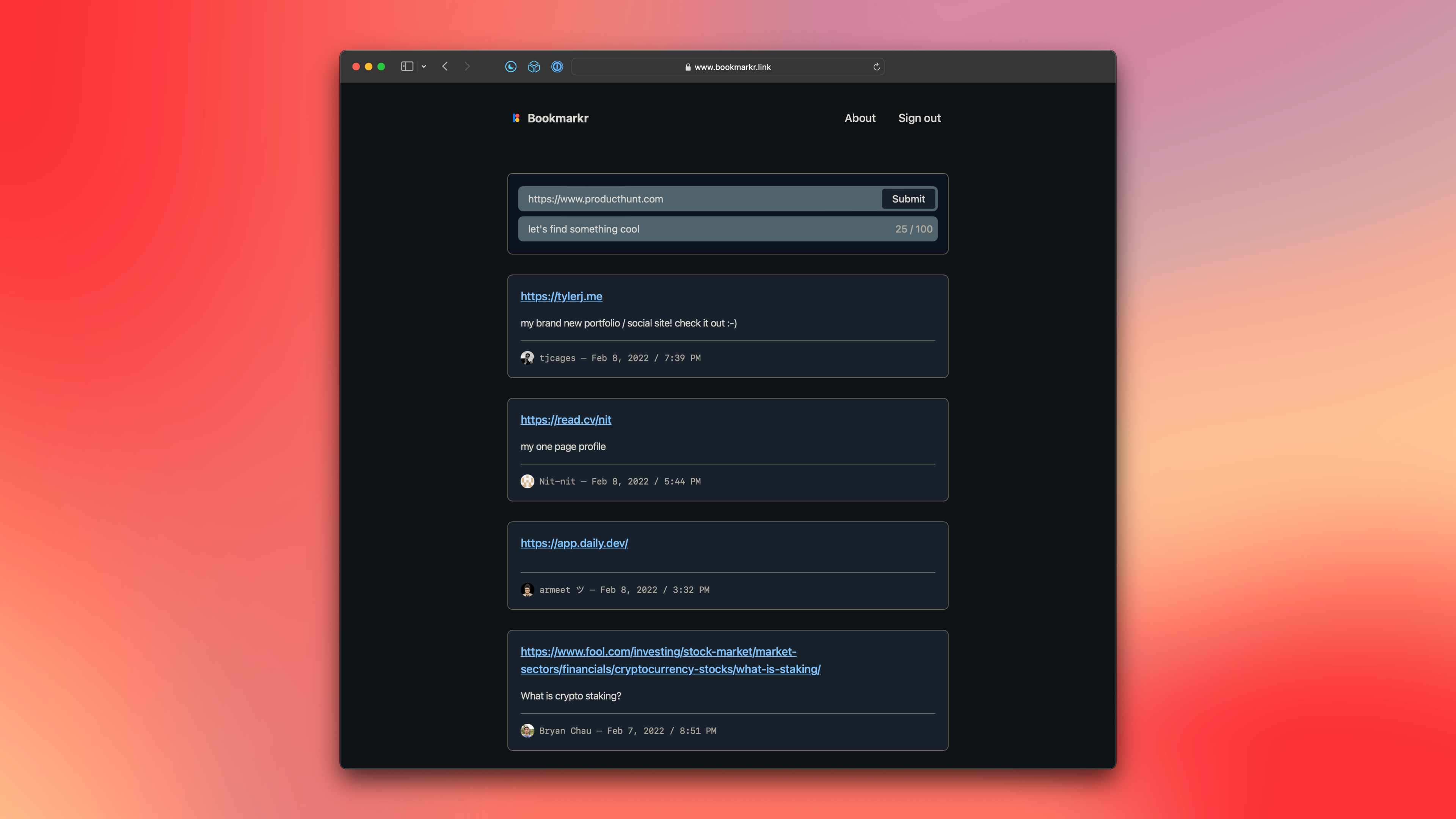 Bookmarkr gallery image