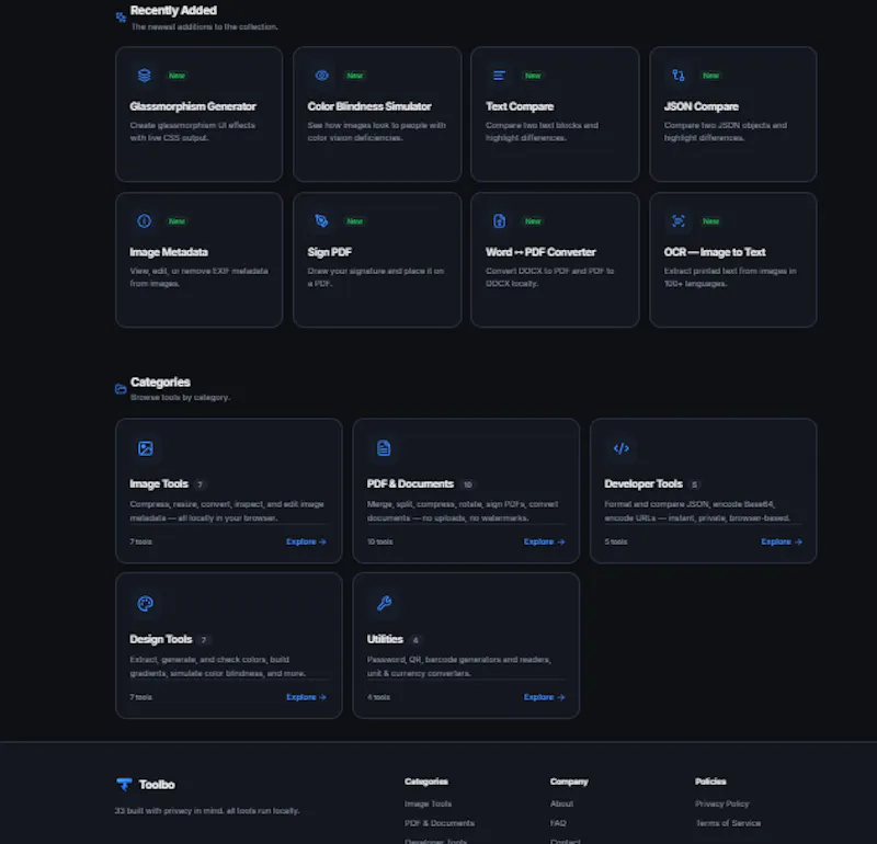 Toolbo screenshot 1