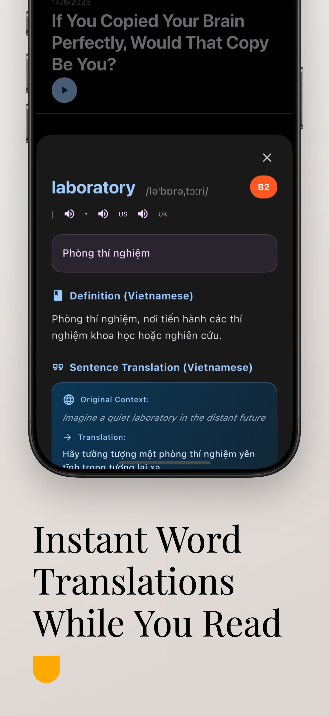 Mídia 3 de Somente - Melhore o seu inglês, um toque de cada vez.