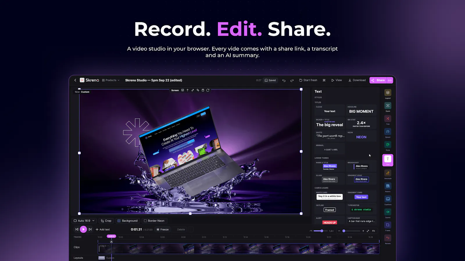 Skreno screenshot 2