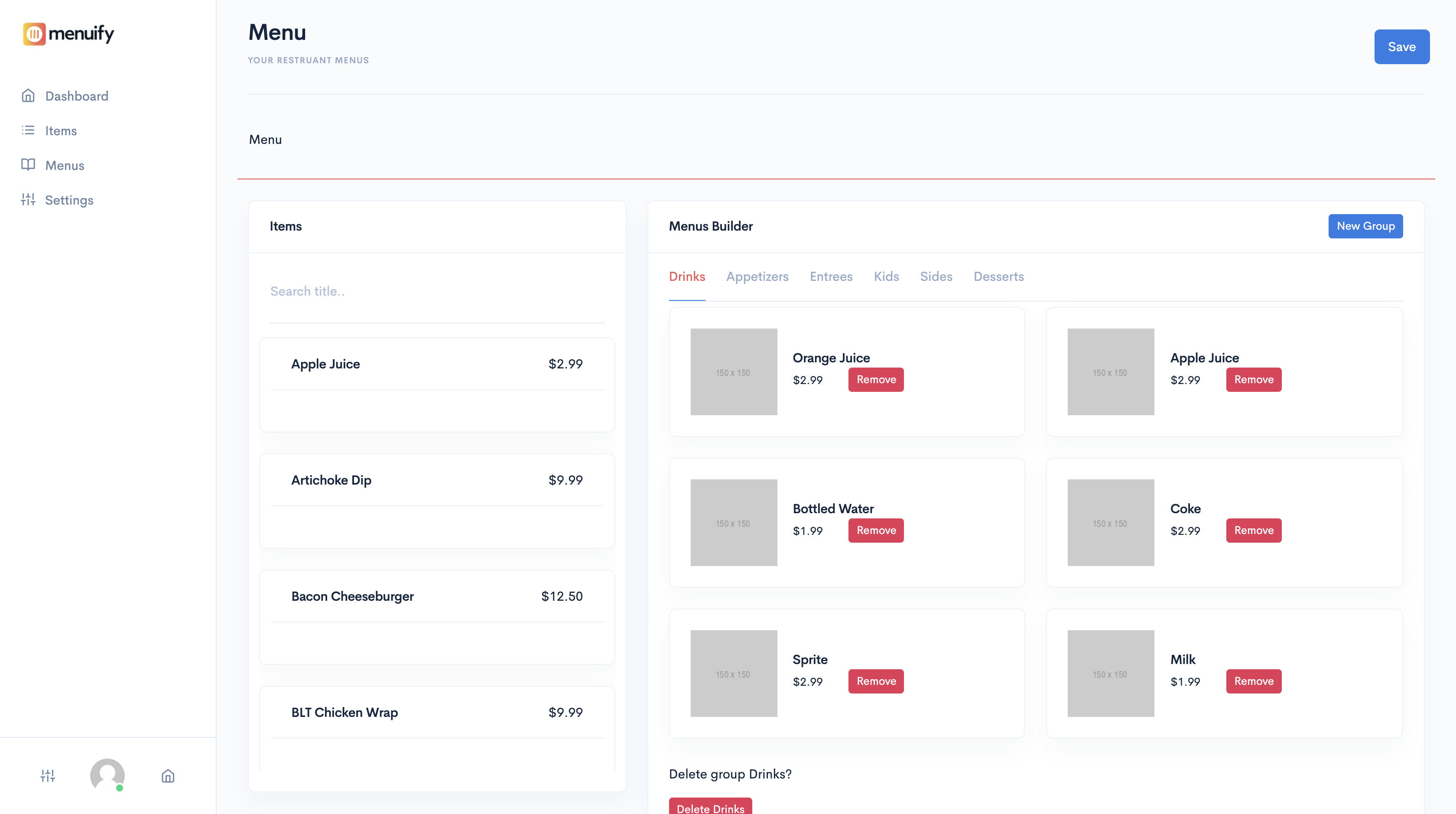 Menuify gallery image