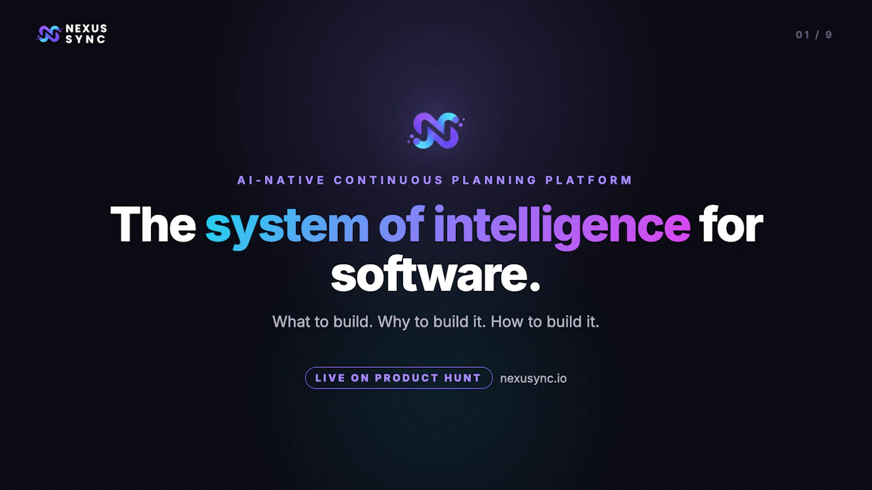 AI-native - Continuous Planning Platform product