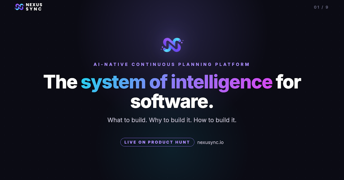 AI-native - Continuous Planning Platform