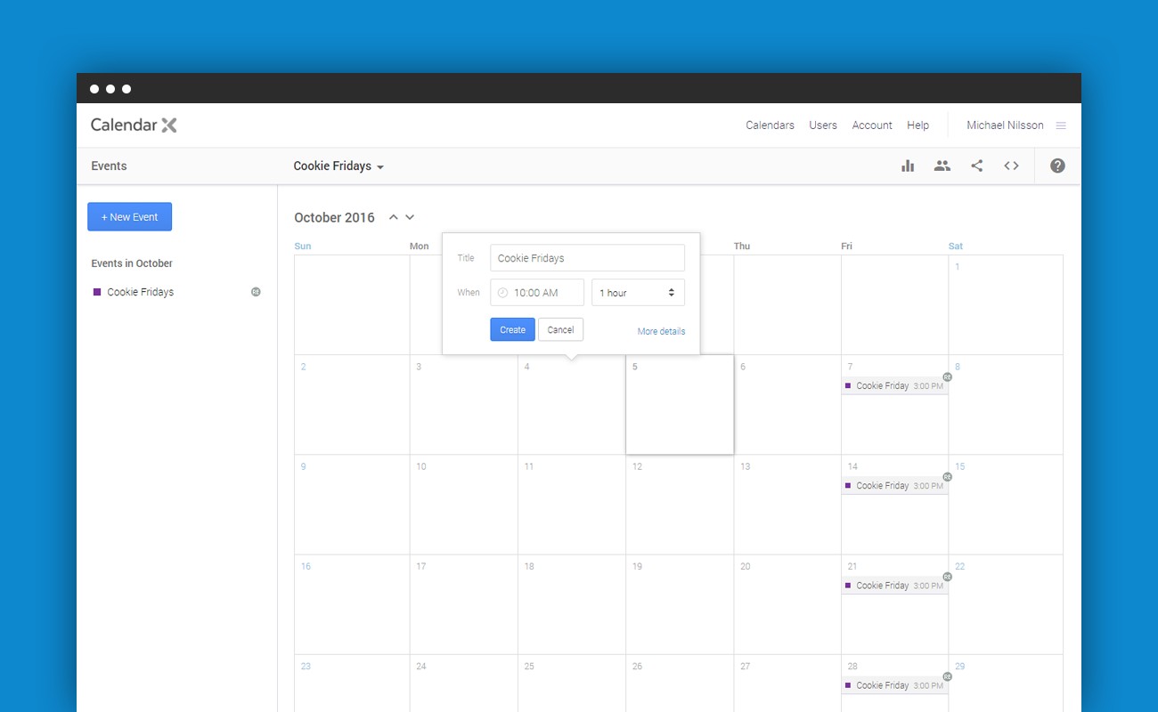 CalendarX Image