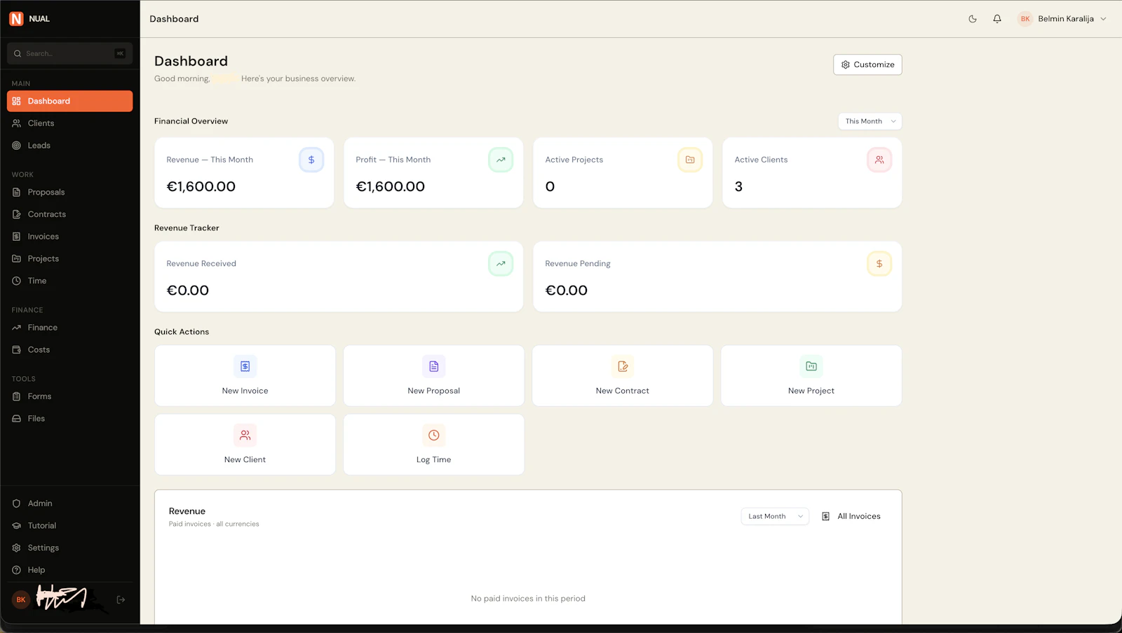 NUAL IO screenshot 1