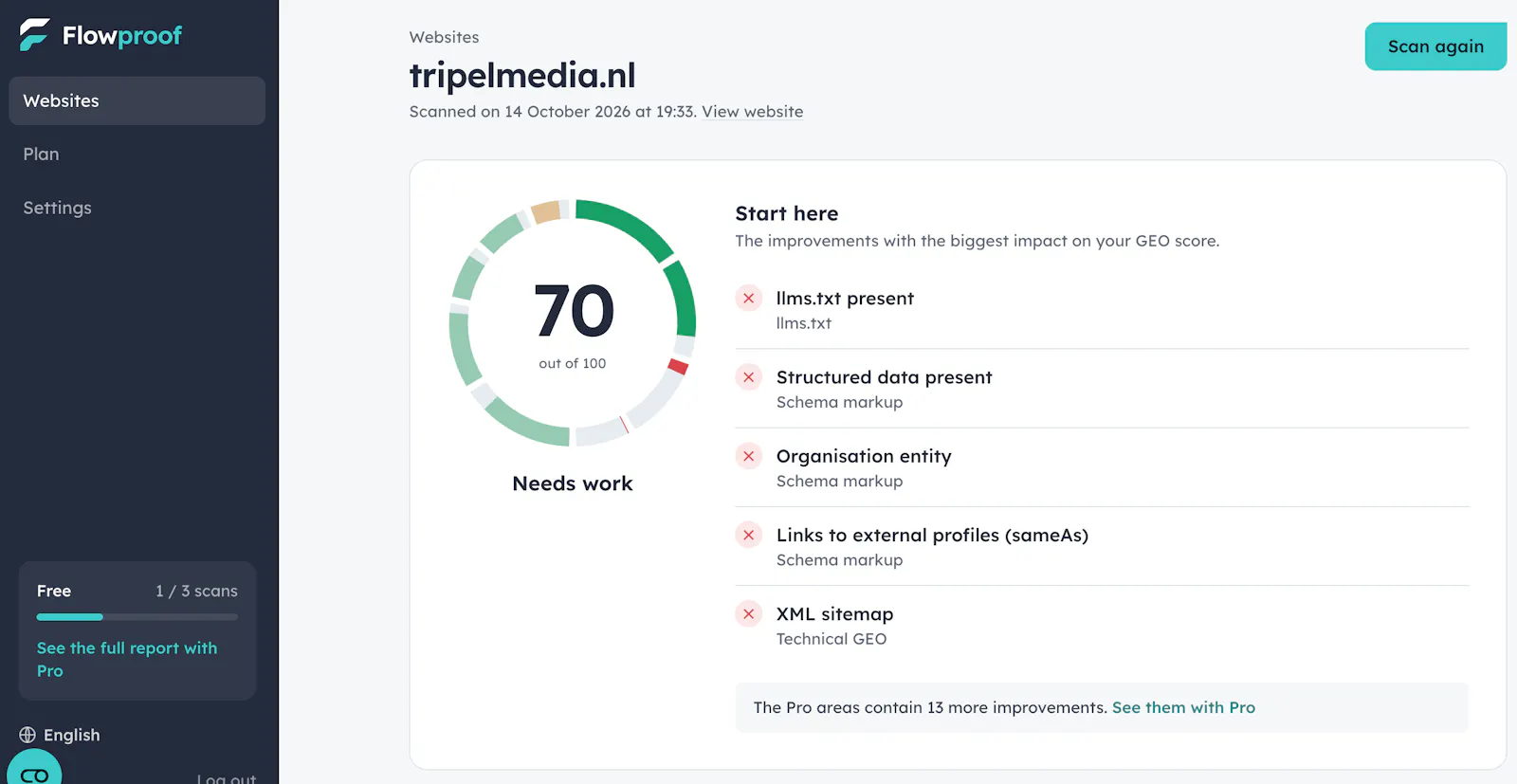 Flowproof screenshot 2