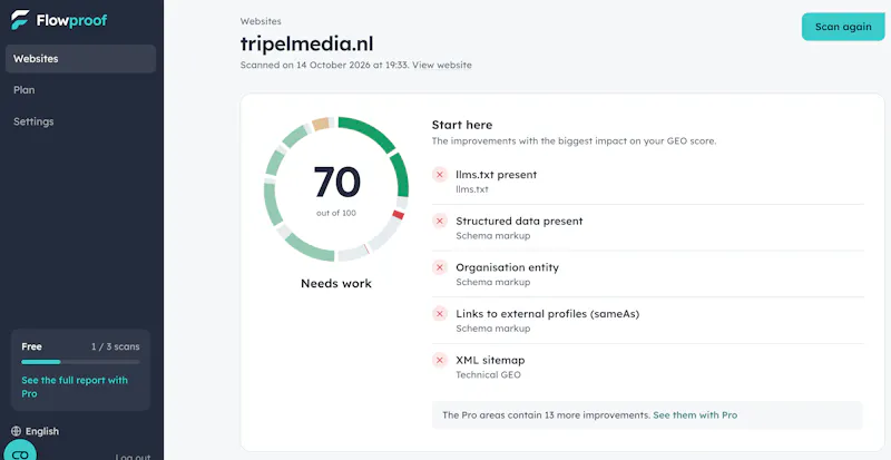 Flowproof screenshot 2