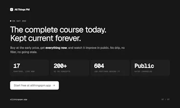 Adaptive AI PM course - allthingspm.app gallery image