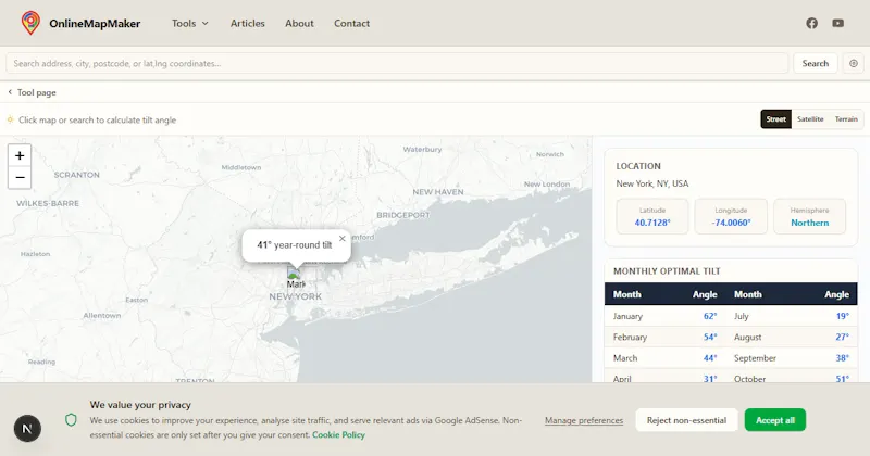 OnlineMapMaker screenshot 1