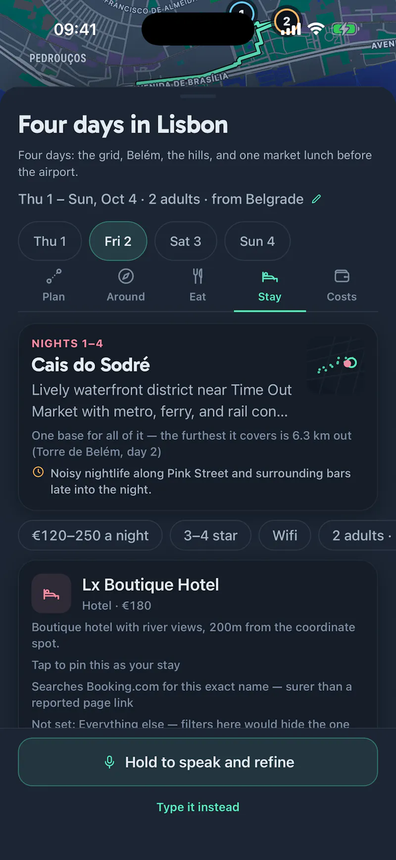 Niche Travel Planner screenshot 2