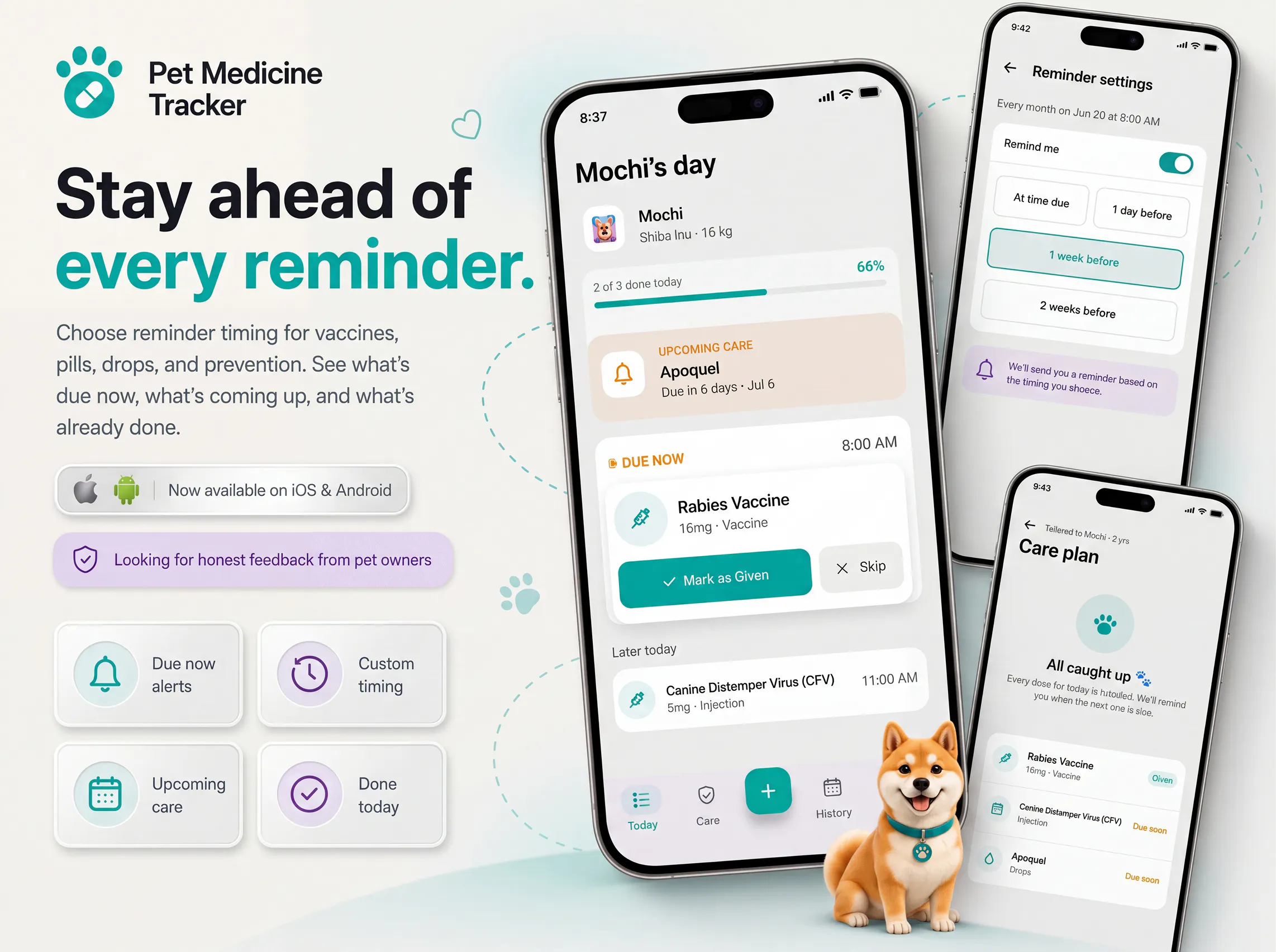 Pet Medicine Tracker gallery image