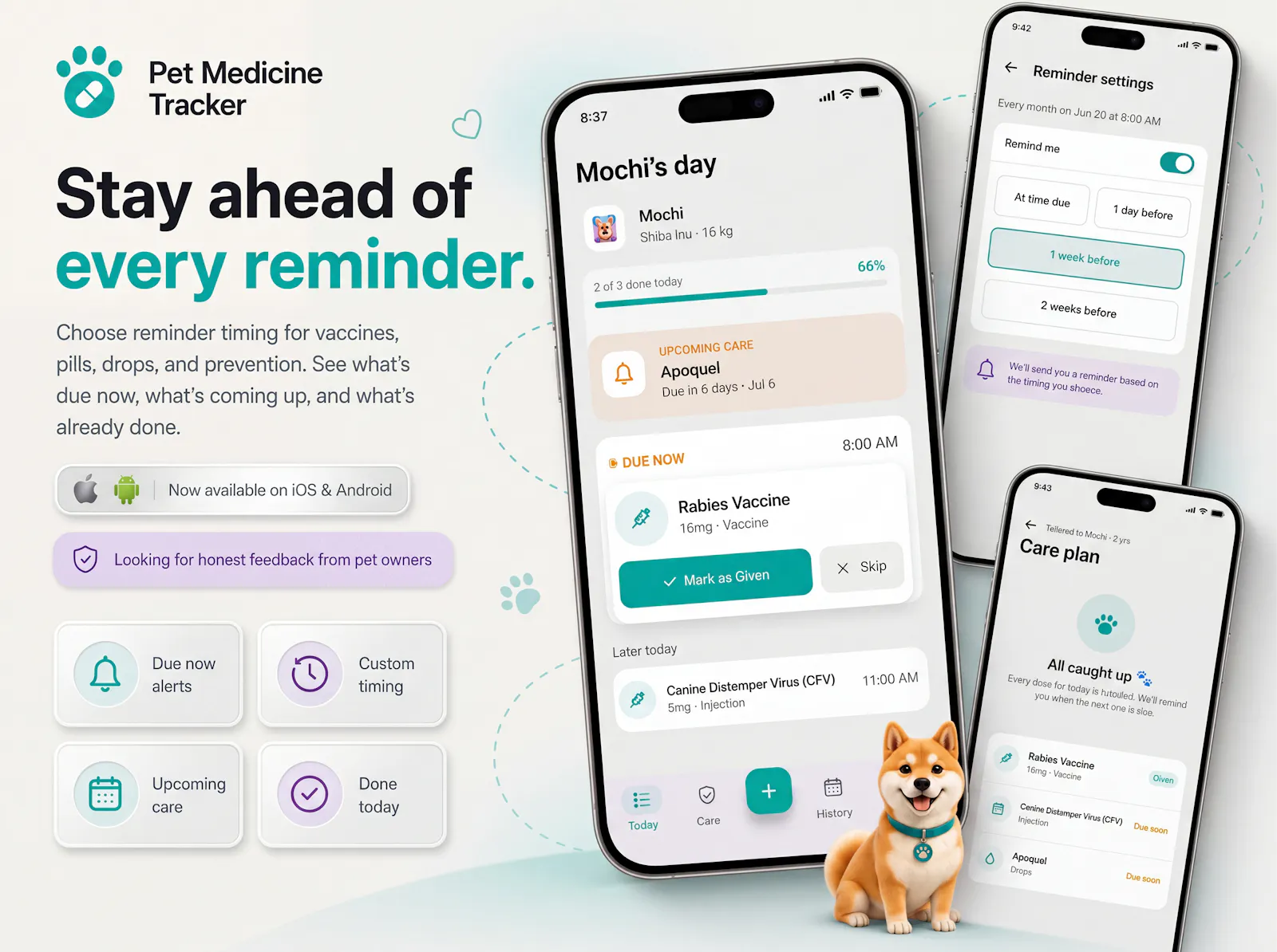 Pet Medicine Tracker screenshot 4