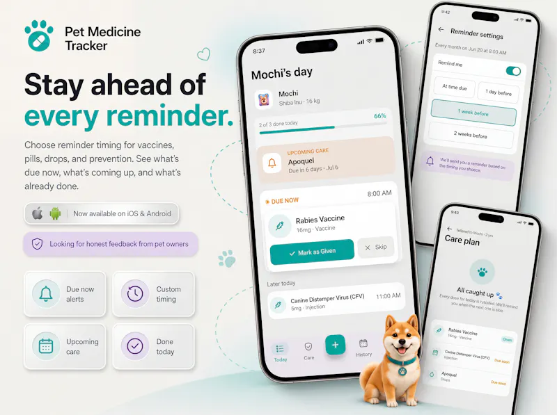 Pet Medicine Tracker screenshot 4