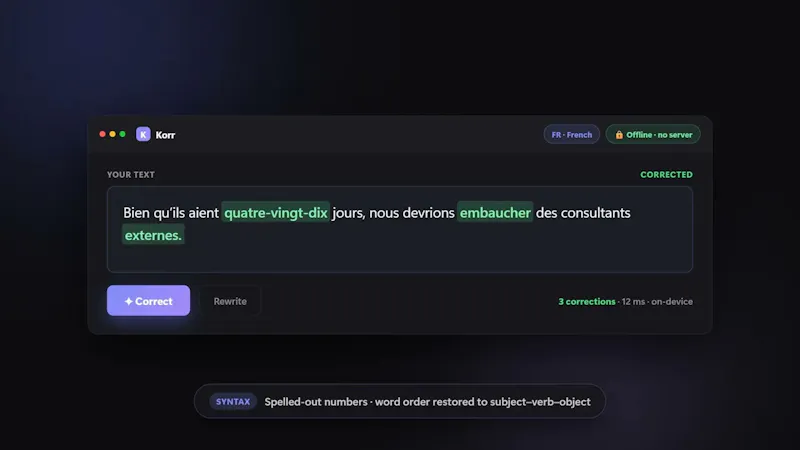 Korr IA screenshot 1 (video preview)