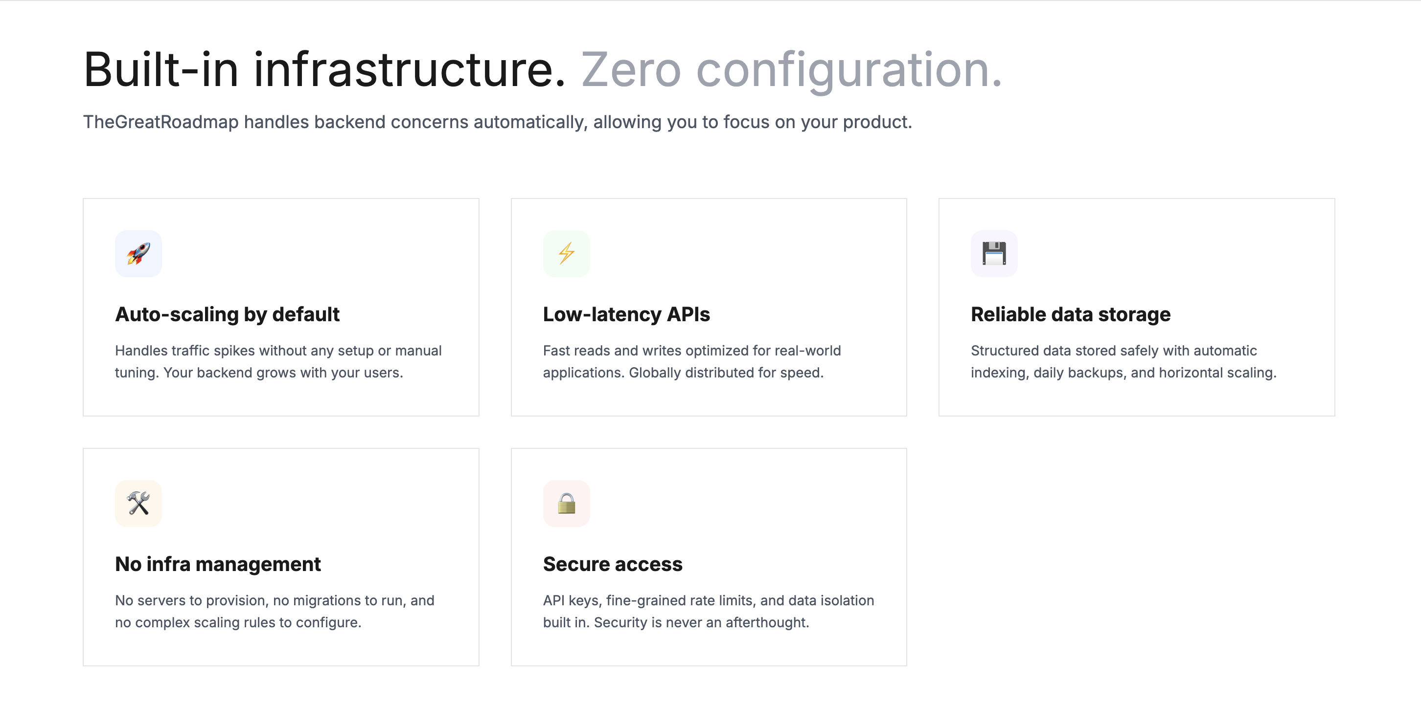 TheGreatRoadmap - Screenshot 3 showing product features and functionality