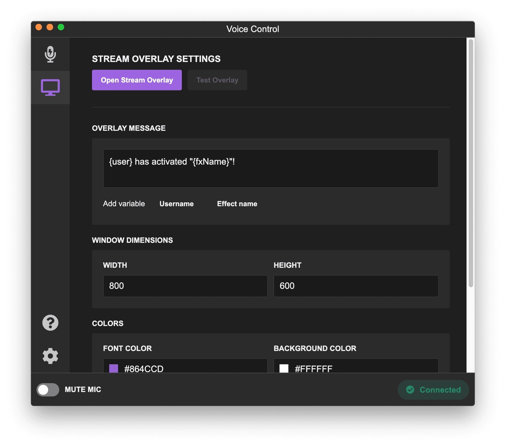 Voice Control Let your viewers on Twitch change your voice in real