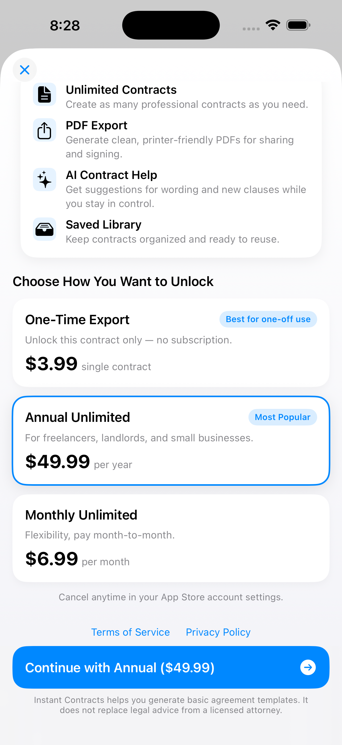 Instant Contracts gallery image