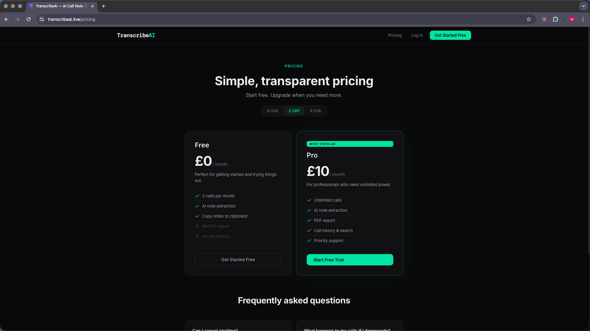 TranscribeAI gallery image