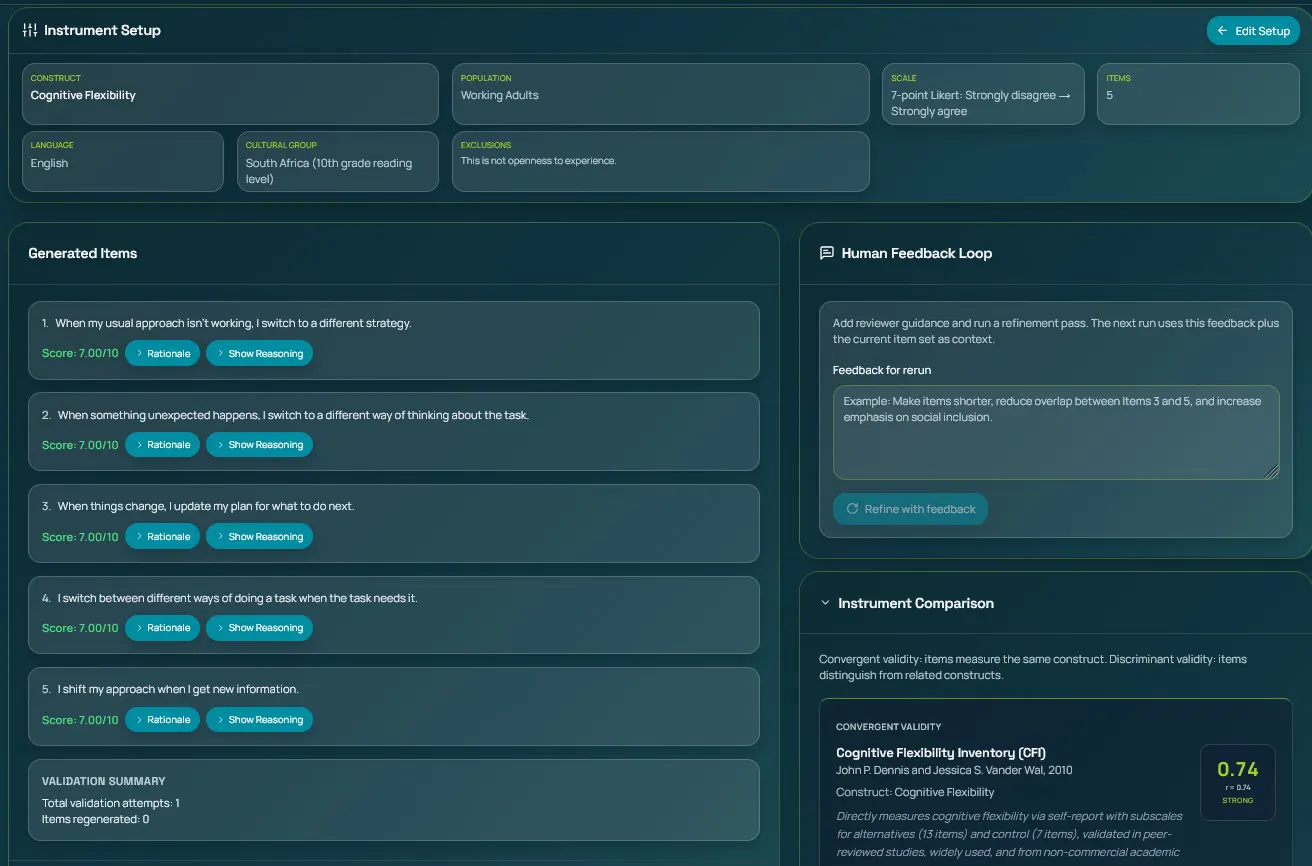 Multi-Agent Psychometric Item Generator gallery image