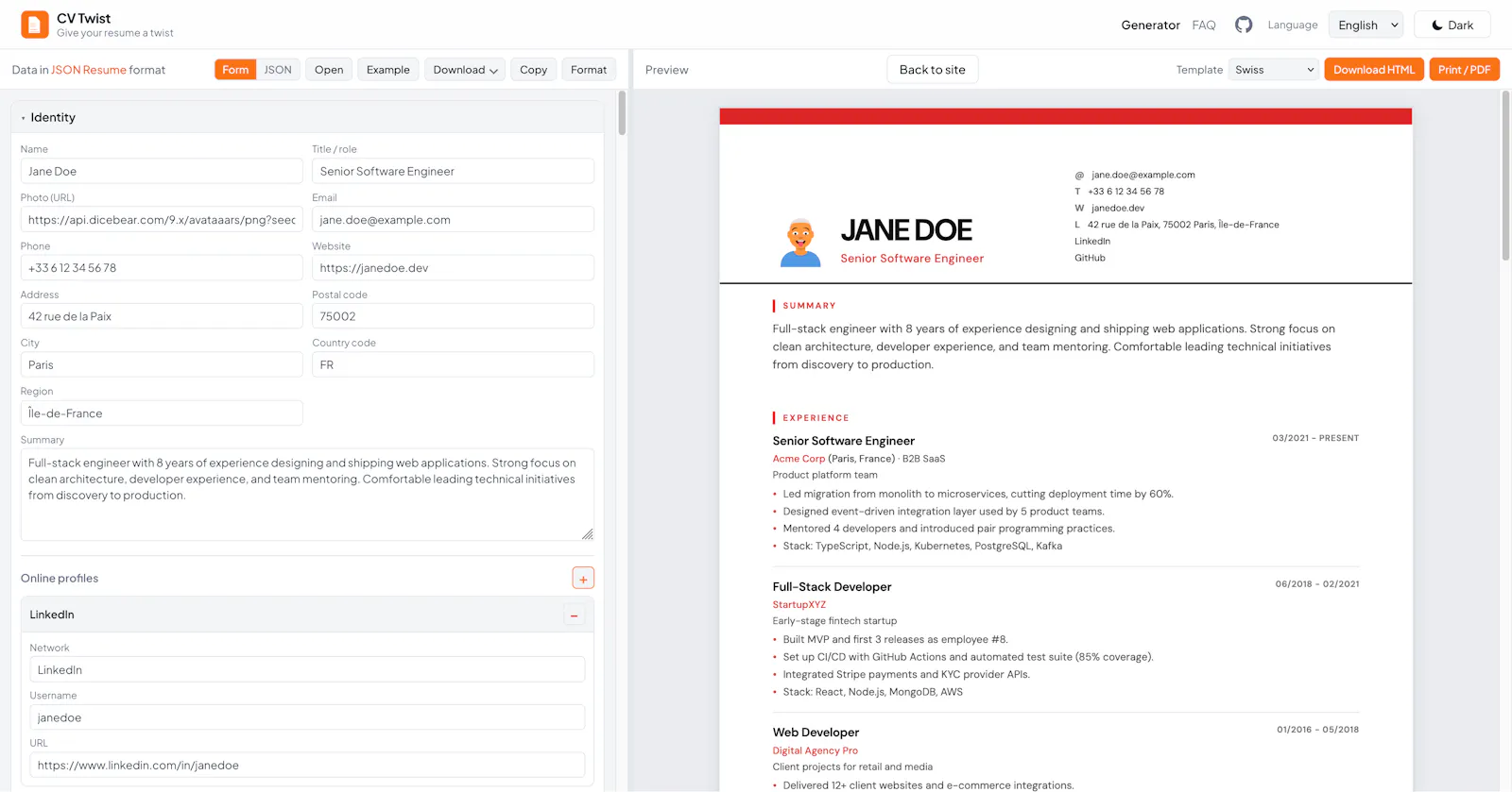 CV Twist screenshot 5