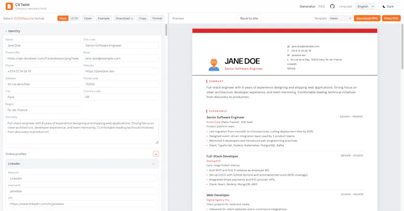 CV Twist screenshot 5